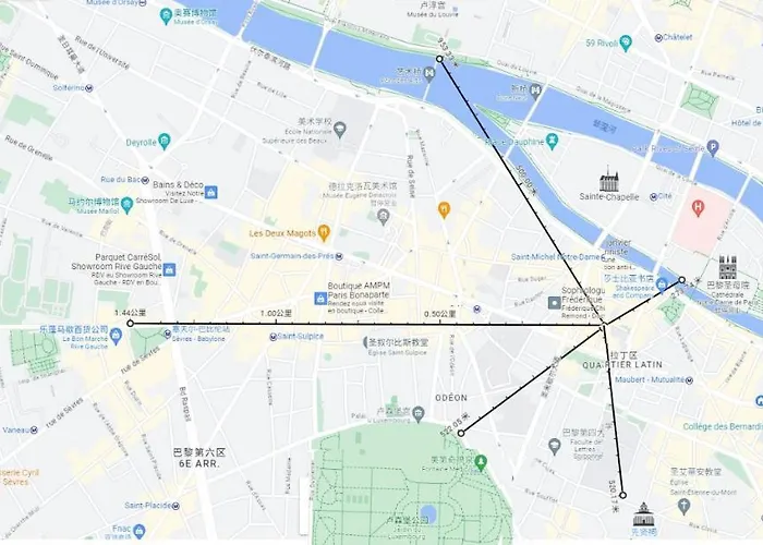 아파트 Quatre Reves A Lutece *